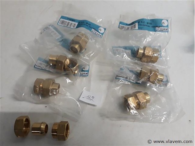 7 x puntstuk soldeer 3 delig 15 mm ½ f - afbeelding 1 van  2