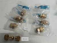 7 x puntstuk soldeer koper 3 delig 15 mm ½ f - afbeelding 1 van  3