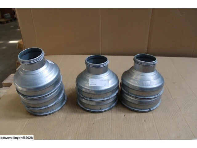 7 x reductie centrisch ø160x80 met dichting - afbeelding 3 van  3