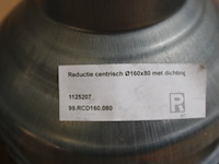 7 x reductie centrisch ø160x80 met dichting - afbeelding 1 van  2