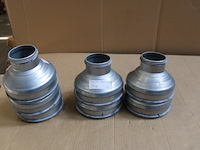 7 x reductie centrisch ø160x80 met dichting - afbeelding 2 van  2