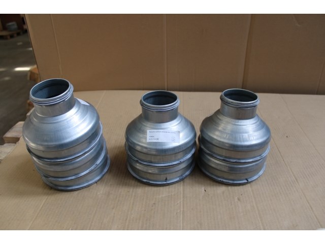 7 x reductie centrisch ø160x80 met dichting - afbeelding 2 van  2