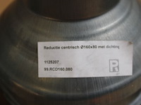 7 x reductie centrisch ø160x80 met dichting - afbeelding 2 van  4