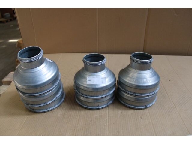 7 x reductie centrisch ø160x80 met dichting - afbeelding 4 van  4