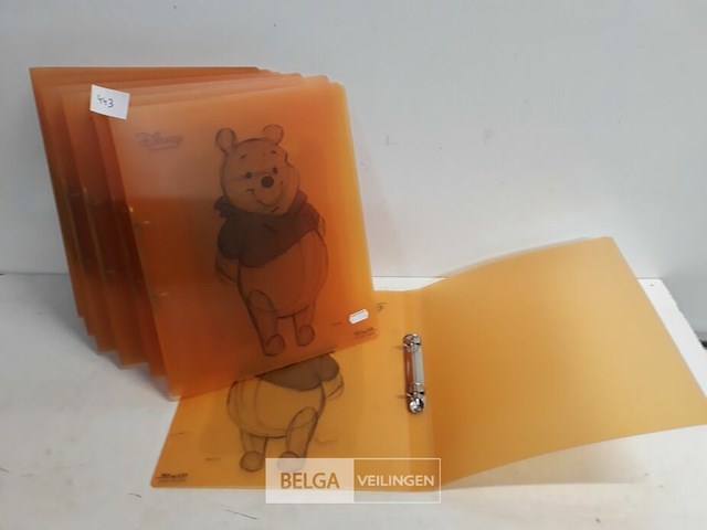 7 x ringmap pvc winnie the phoo - afbeelding 1 van  3