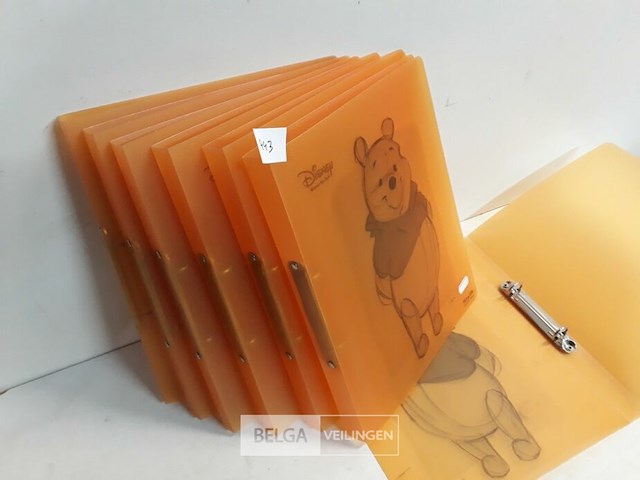 7 x ringmap pvc winnie the phoo - afbeelding 3 van  3