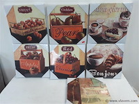 7 x schilderij canvas 7 assorti - afbeelding 1 van  2