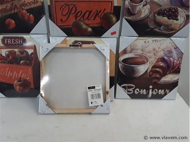 7 x schilderij canvas 7 assorti - afbeelding 2 van  2