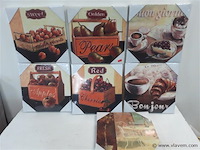 7 x schilderij canvas 7 assorti - afbeelding 1 van  2