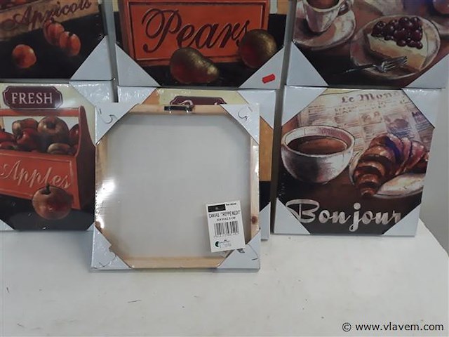 7 x schilderij canvas 7 assorti - afbeelding 2 van  2