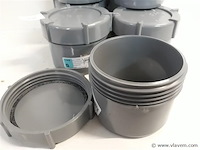 7 x schroefstop 100mm pvc lijmverbinding - afbeelding 2 van  2