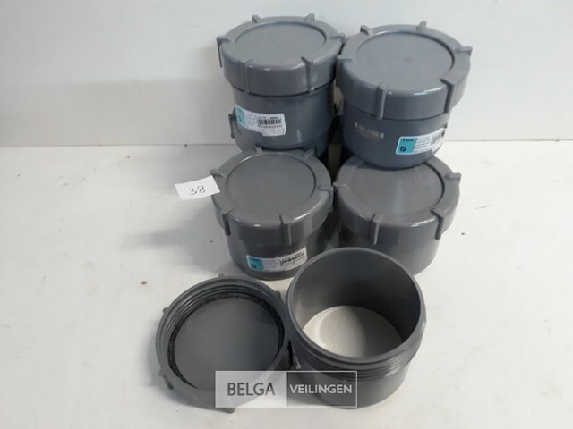 7 x schroefstop 100mm pvc lijmverbinding - afbeelding 1 van  3