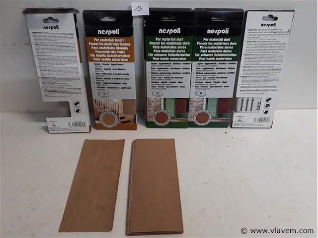 7 x schuurstroken 92x230mm 12 stuks - afbeelding 1 van  2