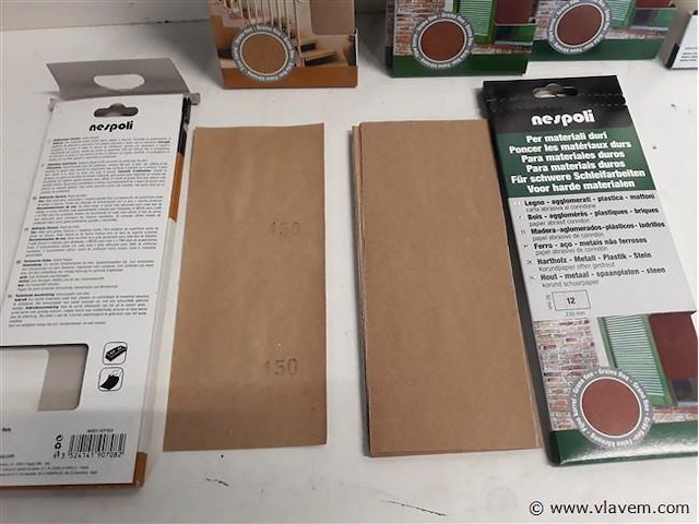 7 x schuurstroken 92x230mm 12 stuks - afbeelding 2 van  2