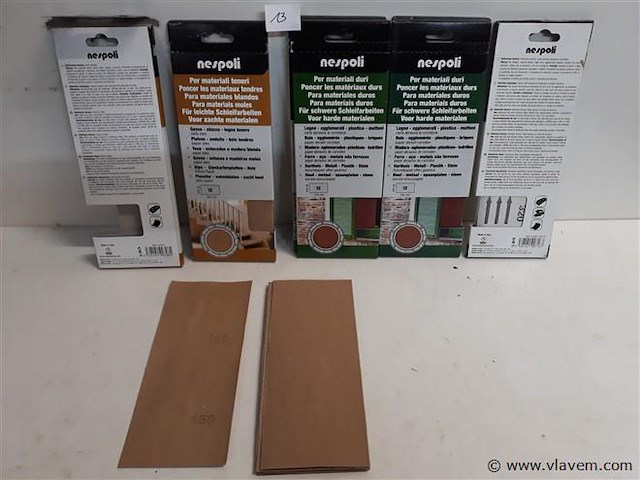 7 x schuurstroken 92x230mm 12 stuks - afbeelding 1 van  2