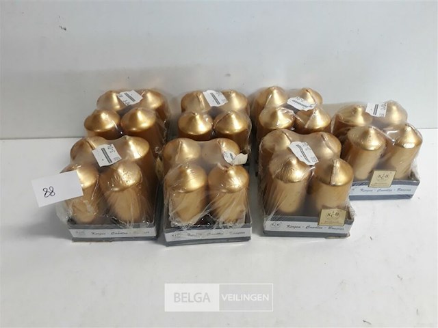 7 x stompkaars goud set 4 - afbeelding 2 van  3