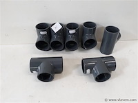 7 x t stuk 50 mm drukleiding lijmverbinding