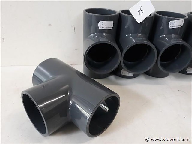 7 x t stuk 50 mm drukleiding lijmverbinding - afbeelding 2 van  2