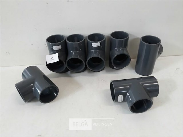 7 x t stuk 50 mm drukleiding lijmverbinding - afbeelding 1 van  3