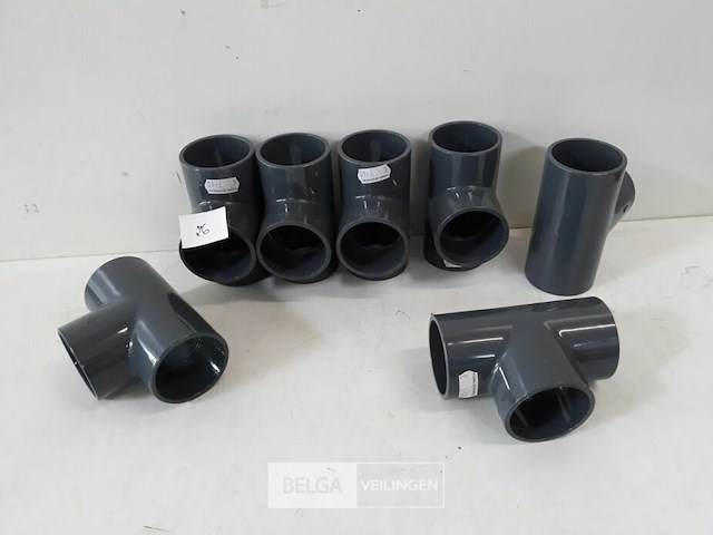 7 x t stuk 50 mm drukleiding lijmverbinding - afbeelding 1 van  3