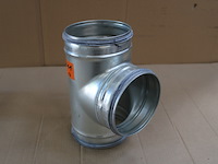 7 x t-stuk 90° ø150x150 met dichting - afbeelding 1 van  2