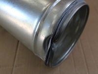 7 x t-stuk 90° ø150x150 met dichting - afbeelding 2 van  2