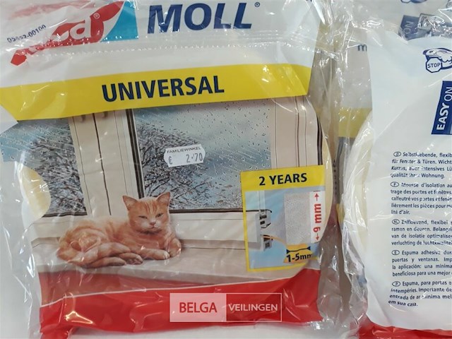 7 x tesa tochtband 9mm 10m wit - afbeelding 3 van  3