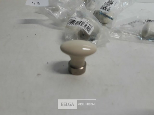 7 x top porselein beige ovaal - afbeelding 3 van  3