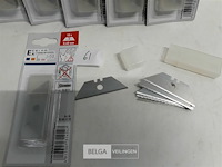 7 x vervangmes voor glaskrabber 10 stuks - afbeelding 3 van  3