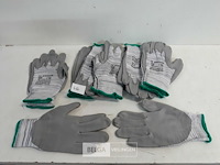 7 x werkhandschoen maat 7 nitril - afbeelding 2 van  3