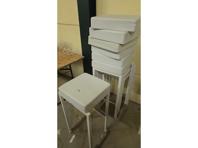 7 x witte kruk - afbeelding 1 van  1