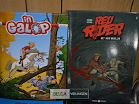 ±70 div stripverhalen; in galop, red rider, ravine, plankgas en plastronneke, suske en wiske, j.rom - afbeelding 2 van  7