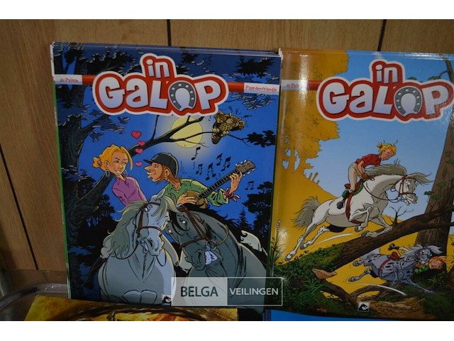 ±70 div stripverhalen; in galop, red rider, ravine, plankgas en plastronneke, suske en wiske, j.rom - afbeelding 3 van  7