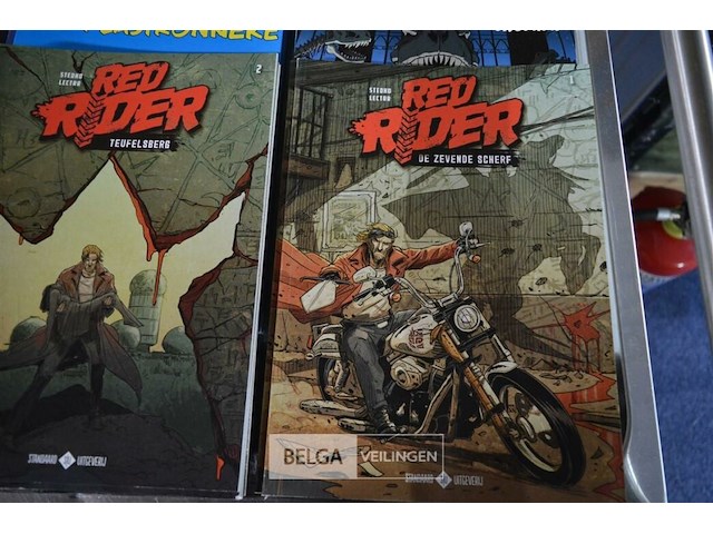 ±70 div stripverhalen; in galop, red rider, ravine, plankgas en plastronneke, suske en wiske, j.rom - afbeelding 5 van  7