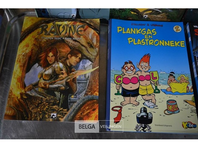±70 div stripverhalen; in galop, red rider, ravine, plankgas en plastronneke, suske en wiske, j.rom - afbeelding 6 van  7