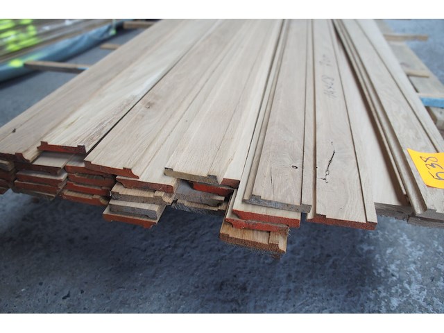 70 lm massief eiken plinten 14mm - afbeelding 3 van  7