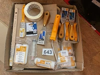 70 x schildersgereedschap voor lakverf
