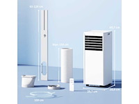 7000 btu mobiele airconditioner, 4-in-1 draagbare airconditioner - afbeelding 4 van  6