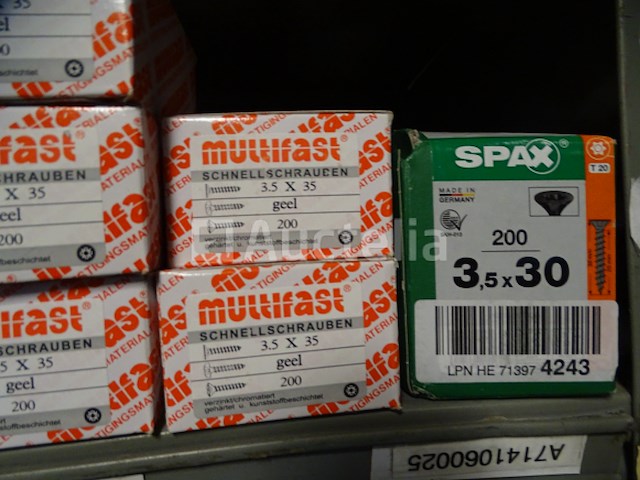 7000 multifast houtschroeven, 200 spax gipsplaatschroeven - afbeelding 2 van  6