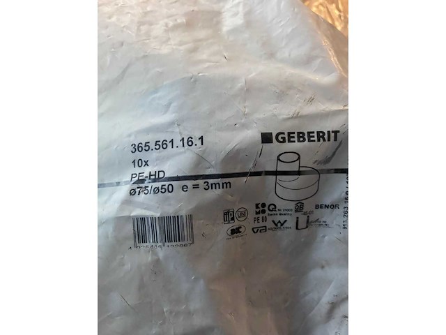 (+700st.) geberit grote partij onderdelen sanitair - afbeelding 4 van  6