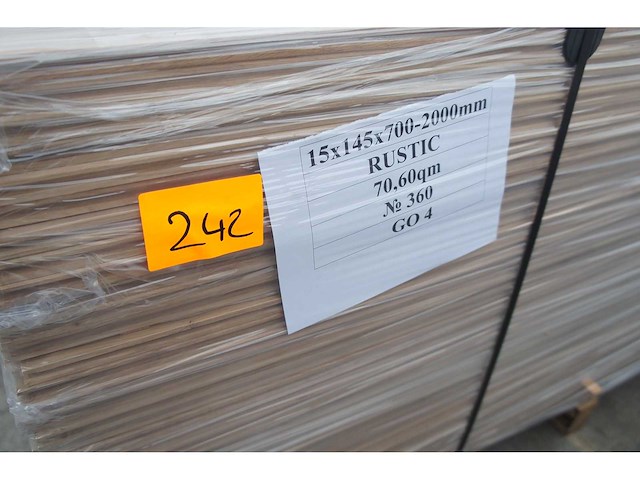 70,60 m² massief eiken parket 15mm - afbeelding 5 van  7