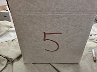 70x lapjes stof oa bouclé en sheepskin 30x25cm - afbeelding 6 van  21