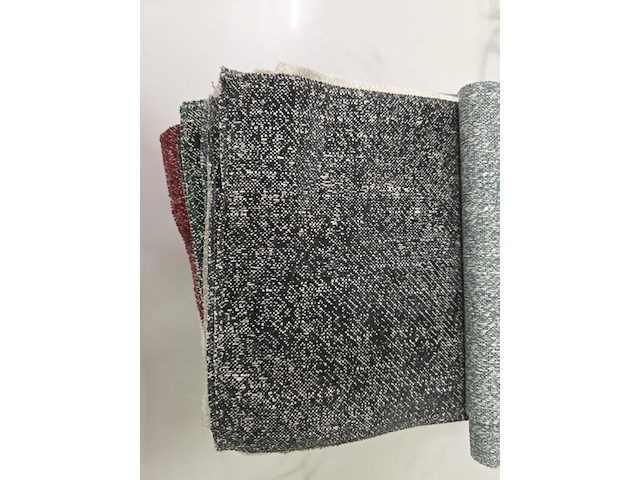 70x lapjes stof oa bouclé en sheepskin 30x25cm - afbeelding 7 van  21