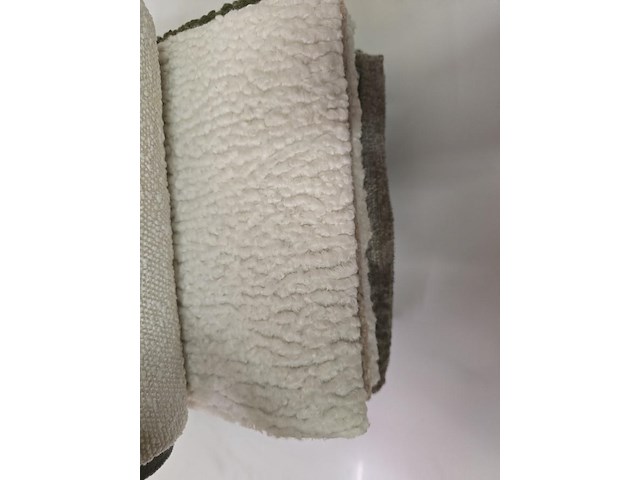 70x lapjes stof oa bouclé en sheepskin 30x25cm - afbeelding 12 van  21
