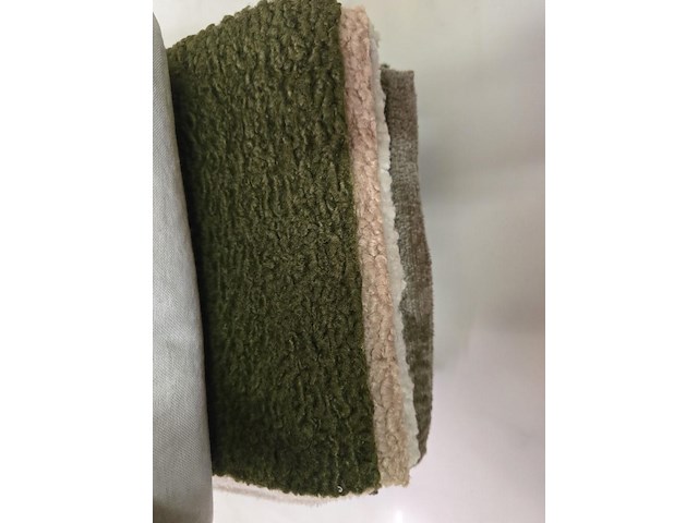 70x lapjes stof oa bouclé en sheepskin 30x25cm - afbeelding 15 van  21