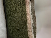 70x lapjes stof oa bouclé en sheepskin 30x25cm - afbeelding 15 van  21