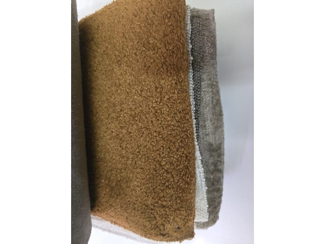 70x lapjes stof oa bouclé en sheepskin 30x25cm - afbeelding 17 van  21