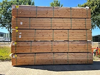 (70x) red class wood vuren ligger 5000x140x65mm