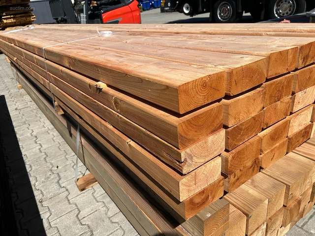 (70x) red class wood vuren ligger 5000x140x65mm - afbeelding 5 van  7