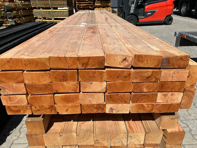 (70x) red class wood vuren ligger 5000x140x65mm - afbeelding 7 van  7